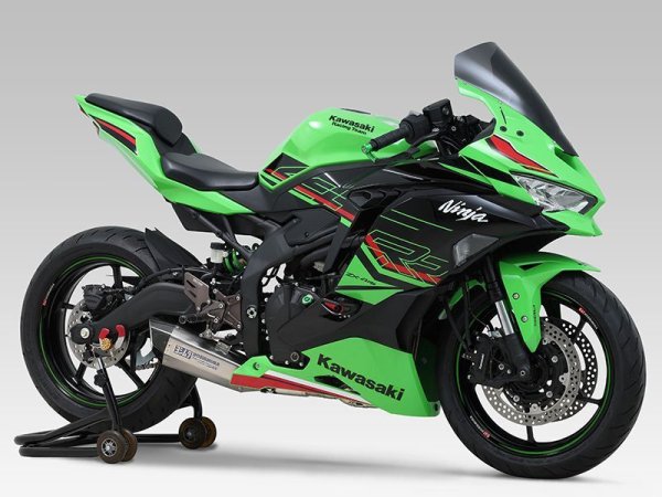 画像1: ヨシムラ Ninja ZX-4R SE/RR Ninja ZX-25R マフラー フルエキゾーストマフラー HEPTA FORCE TSS レーシングチタンサイクロン (1)