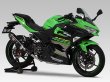 画像1: ヨシムラ Ninja250 Ninja400 Z400 Z250 マフラー スリップオンマフラー Slip-On R-77S サイクロン カーボンエンド EXPORT SPEC 政府認証 (1)