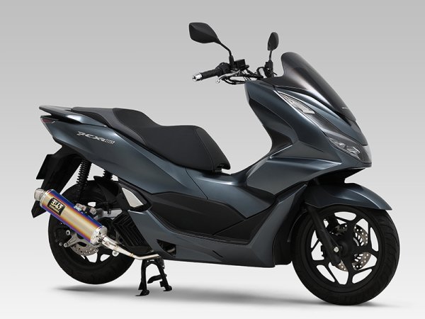 画像1: ヨシムラ PCX160 マフラー フルエキゾーストマフラー  機械曲GP-MAGNUM105サイクロン EXPORT SPEC 政府認証 (1)