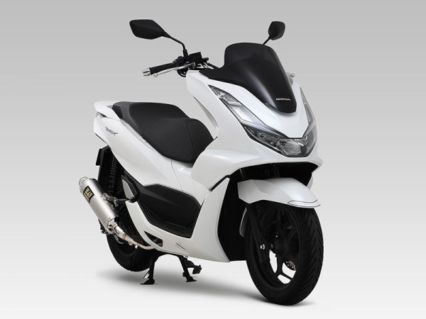 画像1: ヨシムラ PCX マフラー フルエキゾーストマフラー 機械曲GP-MAGNUM105サイクロン EXPORT SPEC 政府認証 (1)