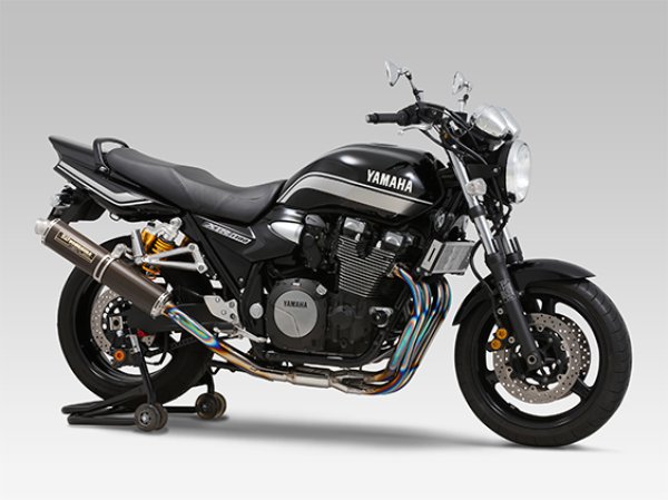 画像1: ヨシムラ XJR1300 マフラー フルエキゾーストマフラー  機械曲チタンサイクロン LEPTOS 政府認証 (1)