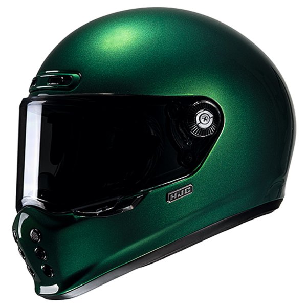 画像1: RSタイチ HJH248｜V10 ソリッド DEEP GREEN ヘルメット (1)