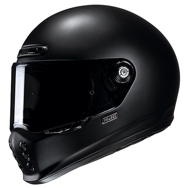 画像1: RSタイチ HJH248｜V10 ソリッド SEMI FLAT BLACK ヘルメット (1)