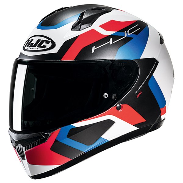 画像1: RSタイチ HJH233｜C10 ティンス BLACK/RED/BLUE(MC21SF)  ヘルメット (1)