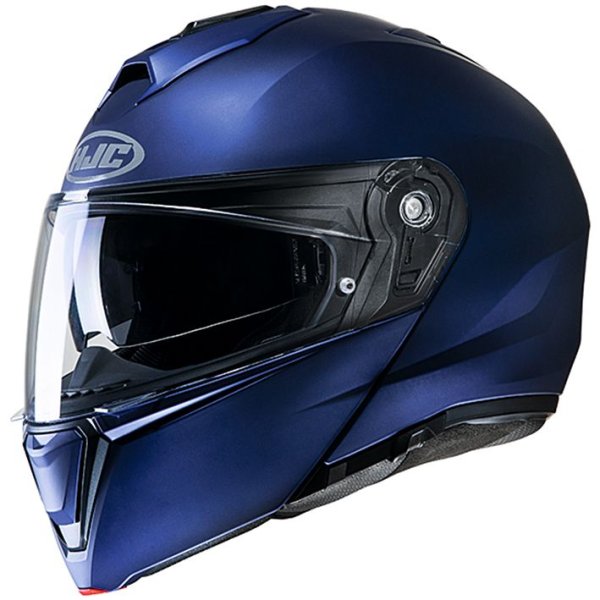 画像1: RSタイチ HJH191｜i90 ソリッド SEMI FLAT METALLIC BLUE  ヘルメット (1)