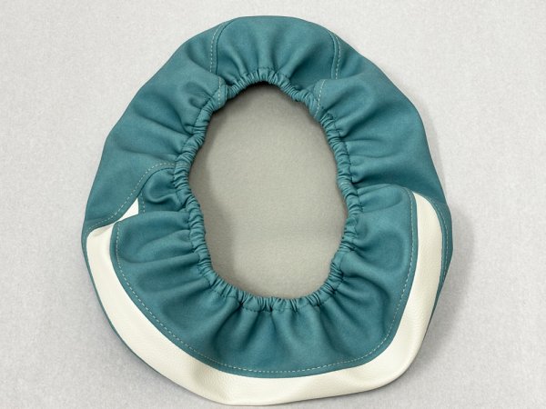 画像7: Cifmo(シフモ) CT125ハンターカブ シートカバー【ライトブルー/ホワイト】(被せるだけの簡単装着) 日本製シートカバー フィット感抜群【全国送料無料】 (7)