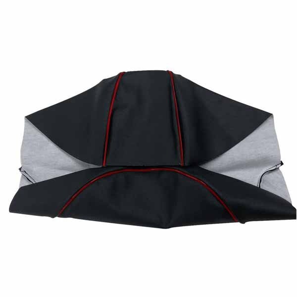 画像1: アッズ(AZZU) トゥデイ[AF61] シートカバー [黒カバー・赤パイピング]張替タイプ 国内生産 日本製シートカバー【全国送料無料】 (1)