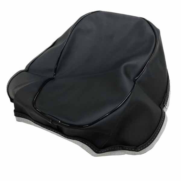 画像1: アッズ(AZZU) ダックス50 6V シートカバー [黒]張替タイプ 国内生産 日本製シートカバー【全国送料無料】 (1)