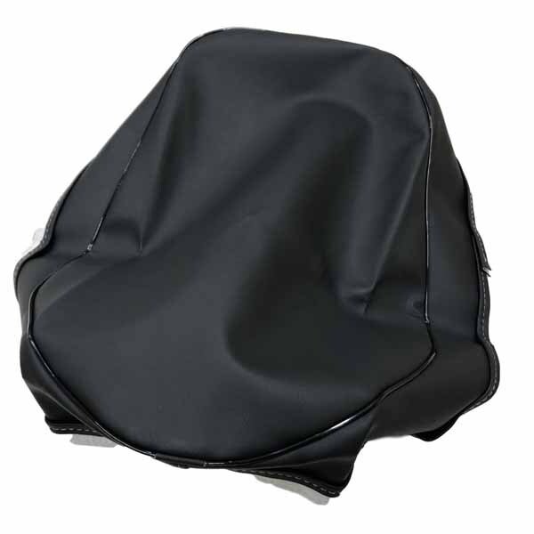 画像1: アッズ(AZZU) ダックス50 6V B シートカバー [黒]張替タイプ 国内生産 日本製シートカバー【全国送料無料】 (1)