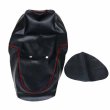 画像2: アッズ(AZZU) PCX125(JF28)(初期型/EPSエンジン)150(KF12) シートカバー［黒カバー・赤パイピング］(張替) 国内生産 日本製シートカバー【全国送料無料】 (2)