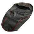画像2: アッズ(AZZU) PCX125(JF56)/150(KF18) シートカバー［黒カバー・赤パイピング］(張替) 国内生産 日本製シートカバー【全国送料無料】 (2)