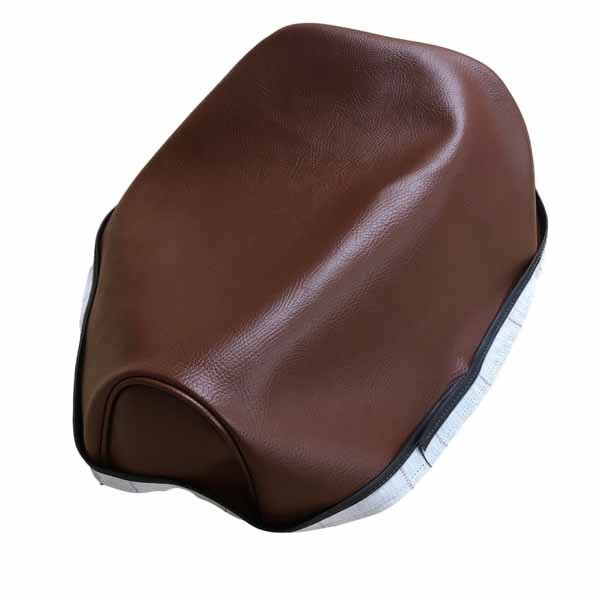 画像1: アッズ(AZZU) ボーカル50 シートカバー［茶］(張替) 国内生産 日本製シートカバー【全国送料無料】 (1)