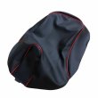 画像1: アッズ(AZZU) タクト　4ST(AF75) シートカバー［黒カバー・赤パイピング］(張替) 国内生産 日本製シートカバー【全国送料無料】 (1)