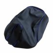 画像1: アッズ(AZZU) タクト　4ST(AF75) シートカバー［黒カバー・青パイピング］(張替) 国内生産 日本製シートカバー【全国送料無料】 (1)