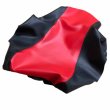 画像2: アッズ(AZZU) CRF1000L アフリカンツインアドベンチャースポーツ フロントローシート専 (フロントのみ)(SD04)(2016-2019) シートカバー［赤/黒ツートン］(張替)  国内生産 日本製シートカバー【全国送料無料】 (2)