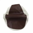 画像1: アッズ(AZZU) ジョルノ[AF24] シートカバー [茶/白]被せタイプ 国内生産 日本製シートカバー【全国送料無料】 (1)