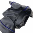 画像2: アッズ(AZZU) PCX125(JF28)(初期型/EPSエンジン)150(KF12) シートカバー［黒カバー・青パイピング］(被せ) 国内生産 日本製シートカバー【全国送料無料】 (2)