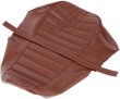 画像1: アッズ(AZZU) 250TR  タックロール仕様 シートカバー［茶］（張替） 国内生産 日本製シートカバー【全国送料無料】 (1)