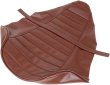 画像2: アッズ(AZZU) 250TR  タックロール仕様 シートカバー［茶］（張替） 国内生産 日本製シートカバー【全国送料無料】 (2)