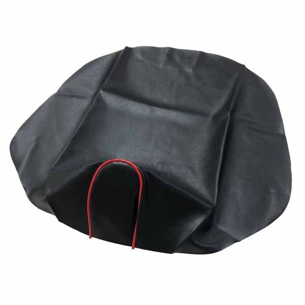画像1: アッズ(AZZU) セピア[CA1EA] シートカバー [黒カバー・赤パイピング/張替タイプ] 国内生産 日本製シートカバー【全国送料無料】 (1)