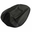 画像1: アッズ(AZZU) レッツ[CA1KA](給油口タンク中仕様) シートカバー [黒/張替タイプ] 国内生産 日本製シートカバー【全国送料無料】 (1)