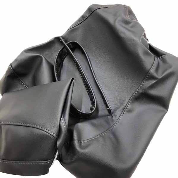 画像1: アッズ(AZZU) ボルディー 前後[NJ47A] シートカバー [黒/張替タイプ] 国内生産 日本製シートカバー【全国送料無料】 (1)