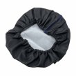 画像1: アッズ(AZZU) レッツ [CA1KA](給油口タンク中仕様) シートカバー [黒カバー・青パイピング/被せるタイプ] 国内生産 日本製シートカバー【全国送料無料】 (1)