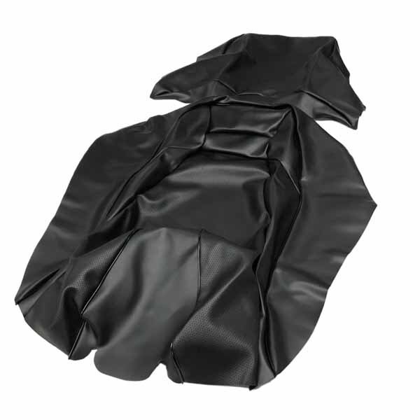 画像1: アッズ(AZZU) [5GM]NEWマジェスティー 前後 2型  シートカバー [黒/張替タイプ] 国内生産 日本製シートカバー【全国送料無料】 (1)