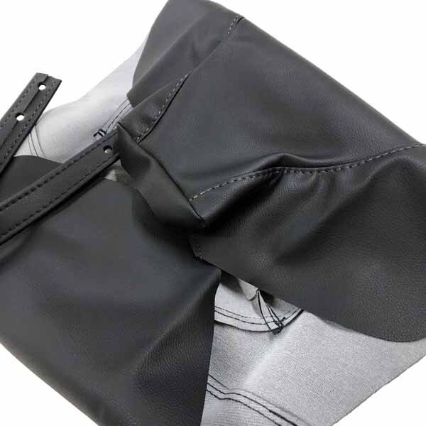 画像1: アッズ(AZZU) [51Y]SRX250  シートカバー [黒/張替タイプ] 国内生産 日本製シートカバー【全国送料無料】 (1)