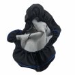 画像1: アッズ(AZZU) [5AU]ビーノ シートカバー [黒カバー・青パイピング/被せるタイプ] 国内生産 日本製シートカバー【全国送料無料】 (1)