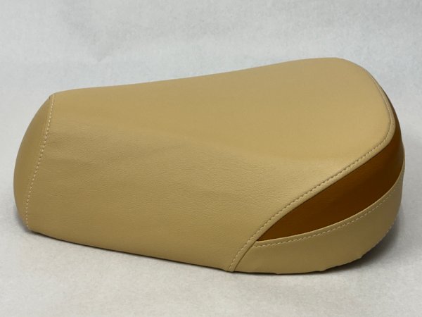 画像3: Cifmo(シフモ) CT125シートカバー ハンターカブシートカバー【ベージュ/ブラウン】(被せるだけの簡単装着) 日本製シートカバー【全国送料無料】 (3)