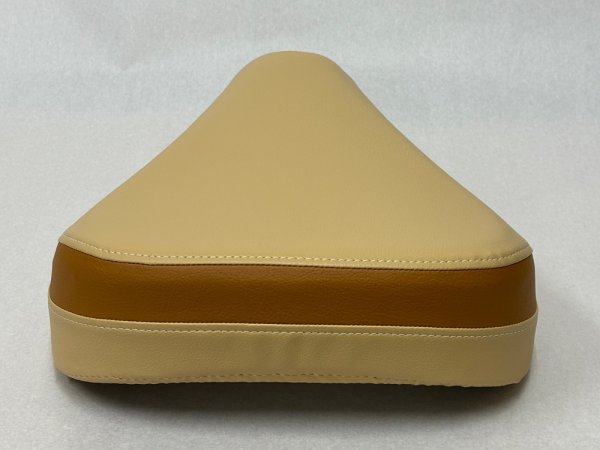 画像4: Cifmo(シフモ) CT125シートカバー ハンターカブシートカバー【ベージュ/ブラウン】(被せるだけの簡単装着) 日本製シートカバー【全国送料無料】 (4)