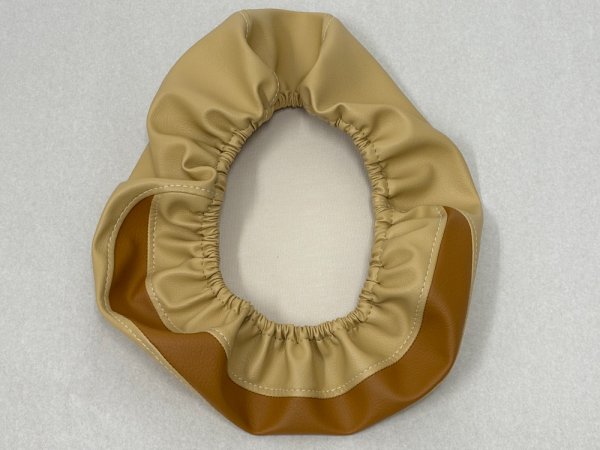 画像7: Cifmo(シフモ) CT125シートカバー ハンターカブシートカバー【ベージュ/ブラウン】(被せるだけの簡単装着) 日本製シートカバー【全国送料無料】 (7)