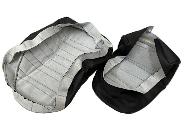 画像2: Cifmo(シフモ) サベージ400　タックロール シートカバー 黒 張替タイプ 安心の日本製 高品質 シートリペア CIF-78475 【送料無料 一部地域除く】 (2)