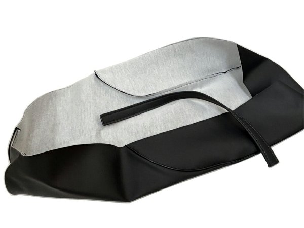 画像2: Cifmo(シフモ) カブ110 ダブルシート(キジマ仕様) シートカバー 黒 張替タイプ 安心の日本製 高品質 シートリペア CIF-82083 【送料無料 一部地域除く】 (2)