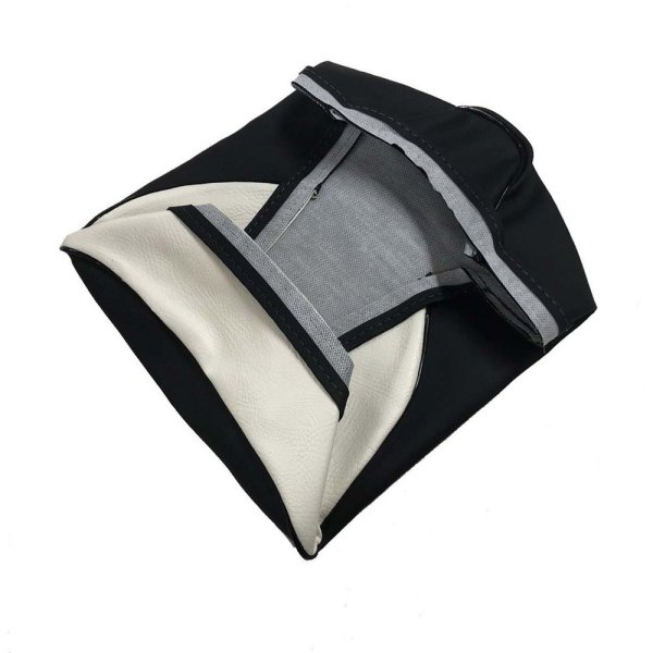 画像2: Cifmo(シフモ) リトルカブ(C50) シートカバー 黒/白 張替タイプ 安心の日本製 高品質 シートリペア CIF-70219 【送料無料 一部地域除く】 (2)