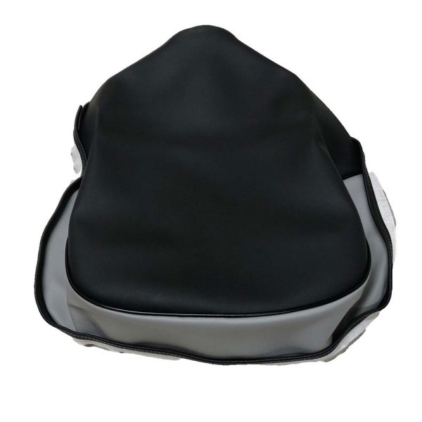 画像2: Cifmo(シフモ) リトルカブ(C50) シートカバー 黒/グレー 張替タイプ 安心の日本製 高品質 シートリペア CIF-70233 【送料無料 一部地域除く】 (2)