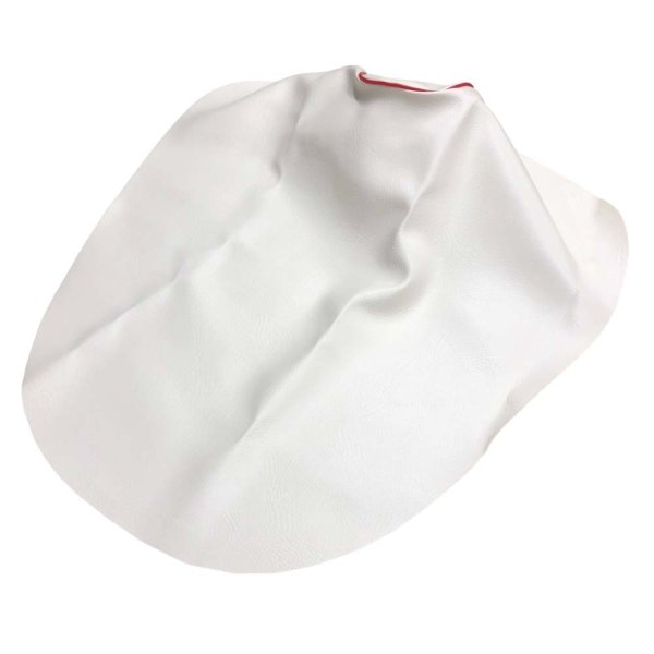 画像2: Cifmo(シフモ) スマートディオ(AF56) シートカバー 白カバー 赤パイピング 張替タイプ 安心の日本製 高品質 シートリペア CIF-70639 【送料無料 一部地域除く】 (2)