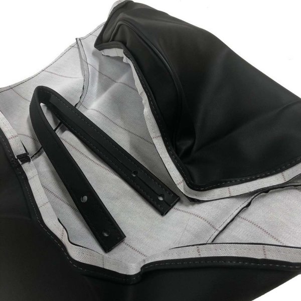 画像2: Cifmo(シフモ) CL250  シートカバー 黒 張替タイプ 安心の日本製 高品質 シートリペア CIF-71391 【送料無料 一部地域除く】 (2)