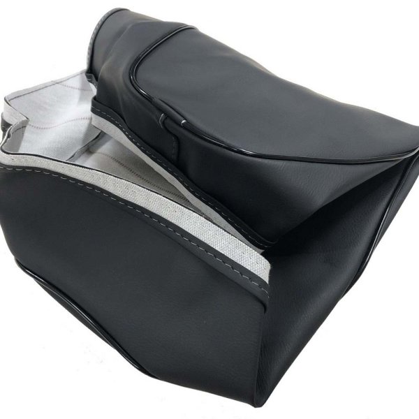 画像2: Cifmo(シフモ) ダックス50 6V (型式：ST50-100001〜6346265)  シートカバー 黒 張替タイプ 安心の日本製 高品質 シートリペア CIF-71742 【送料無料 一部地域除く】 (2)