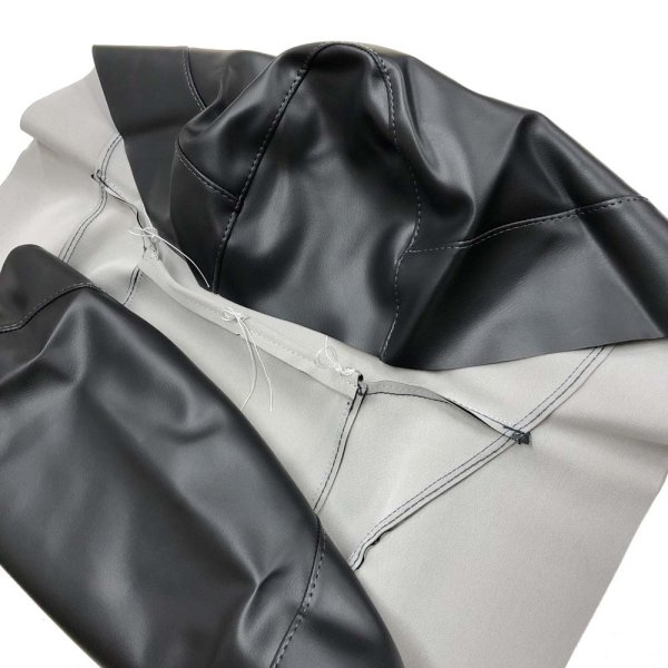 画像2: Cifmo(シフモ) フォーサイト(MF04) シートカバー 黒 張替タイプ 安心の日本製 高品質 シートリペア CIF-72336 【送料無料 一部地域除く】 (2)