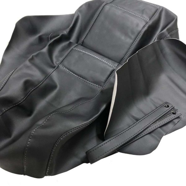 画像4: Cifmo(シフモ) フュージョン(MF02) シートカバー 黒 張替タイプ 安心の日本製 高品質 シートリペア CIF-72343 【送料無料 一部地域除く】 (4)