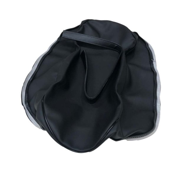 画像2: Cifmo(シフモ) ダックス70(小判型) シートカバー 黒 張替タイプ 安心の日本製 高品質 シートリペア CIF-72893 【送料無料 一部地域除く】 (2)