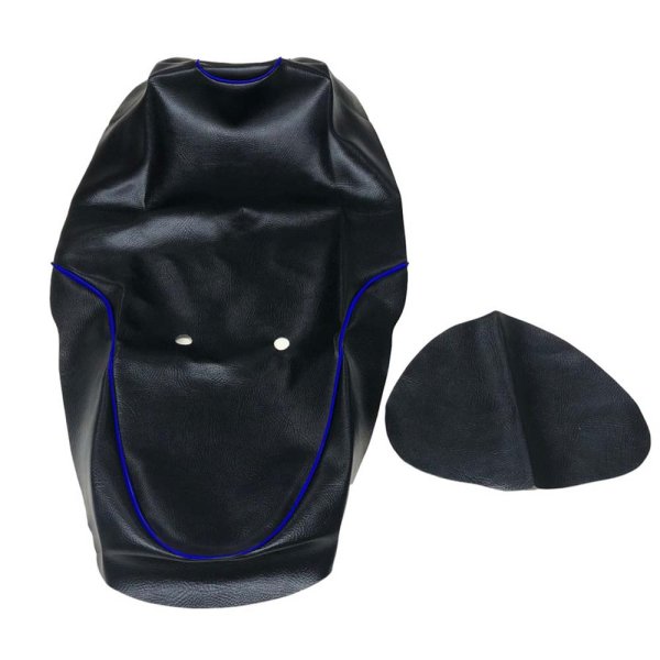 画像2: Cifmo(シフモ) PCX125(JF28)(初期型/EPSエンジン)150(KF12) シートカバー 黒カバー 青パイピング 張替タイプ 安心の日本製 高品質 シートリペア CIF-75030 【送料無料 一部地域除く】 (2)