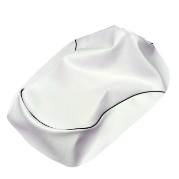 画像2: Cifmo(シフモ) タクト　4ST (AF75) シートカバー 白カバー 黒パイピング 張替タイプ 安心の日本製 高品質 シートリペア CIF-74101 【送料無料 一部地域除く】 (2)