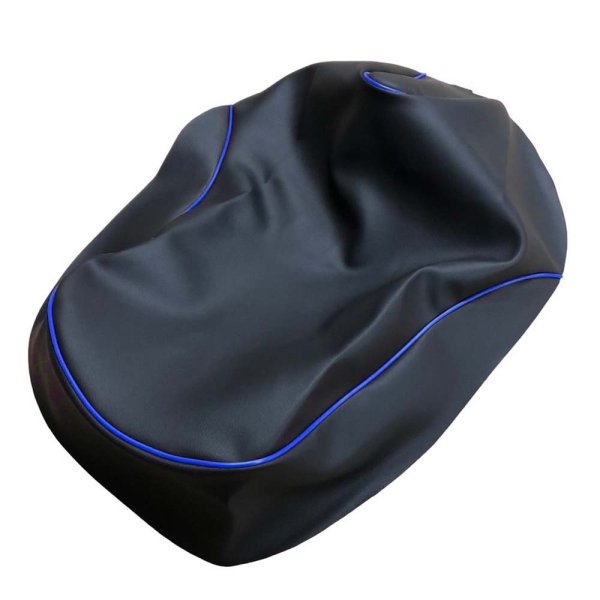 画像2: Cifmo(シフモ) タクトベーシック　4ST(AF79) シートカバー 黒カバー 青パイピング 張替タイプ 安心の日本製 高品質 シートリペア CIF-74279 【送料無料 一部地域除く】 (2)