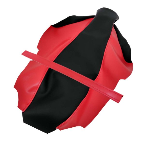 画像2: Cifmo(シフモ) XRモタード100 シートカバー 黒/赤 張替タイプ 安心の日本製 高品質 シートリペア CIF-82021 【送料無料 一部地域除く】 (2)