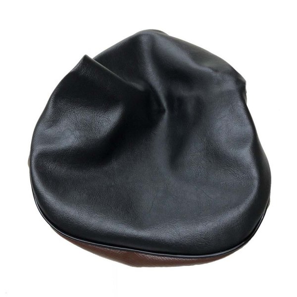 画像2: Cifmo(シフモ) リトルカブ(C50) シートカバー 黒/茶  被せタイプ 安心の日本製 高品質 シートリペア CIF-72954 【送料無料 一部地域除く】 (2)