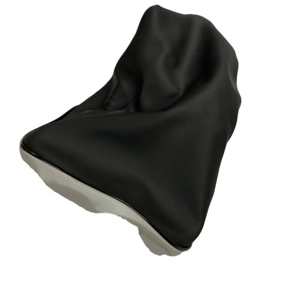 画像2: Cifmo(シフモ) リトルカブ(C50) シートカバー 黒/グレー  被せタイプ 安心の日本製 高品質 シートリペア CIF-72961 【送料無料 一部地域除く】 (2)