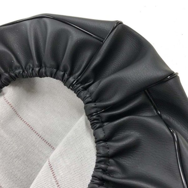 画像2: Cifmo(シフモ) ディオ(AF18) シートカバー 黒  被せタイプ 安心の日本製 高品質 シートリペア CIF-72978 【送料無料 一部地域除く】 (2)